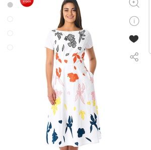 Floral embellished dress